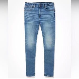 Men’s American Eagle Skinny AirFlex+ Jet Indigo Jeans 28 x 30 NWT!